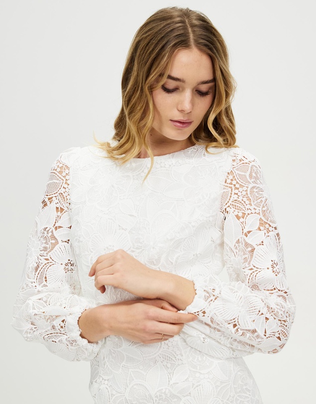 Romance by Honey and Beau - Paris Puff Sleeve Dress