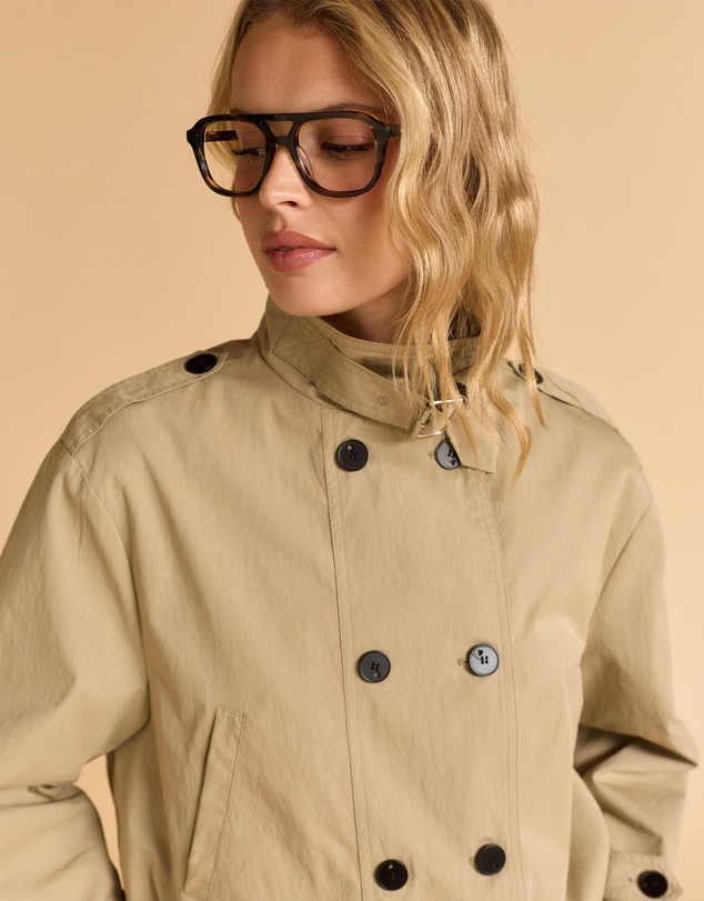 MVN - Cropped Trench Coat