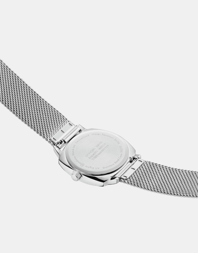 Mondaine - Mondaine Official Swiss Railways Petite Cushion 31mm Stainless Steel Watch