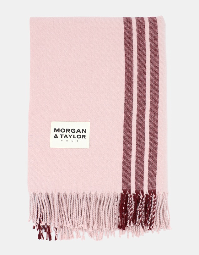 Morgan & Taylor - Sawyer Throw Blanket in Pink