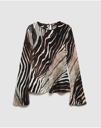 M.N.G - Zebra Print Blouse