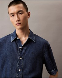 Calvin Klein Jeans - Denim Lyocell Short Sleeve Shirt