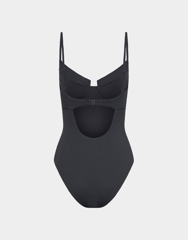 Subtitled - Rib Underwire One Piece Bikini