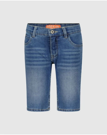 TYGO&vito - Quinn Slim Denim Shorts - Kids-Teens