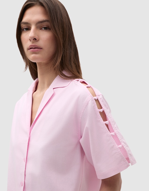 Seed Heritage - Knot Detail Boxy Shirt