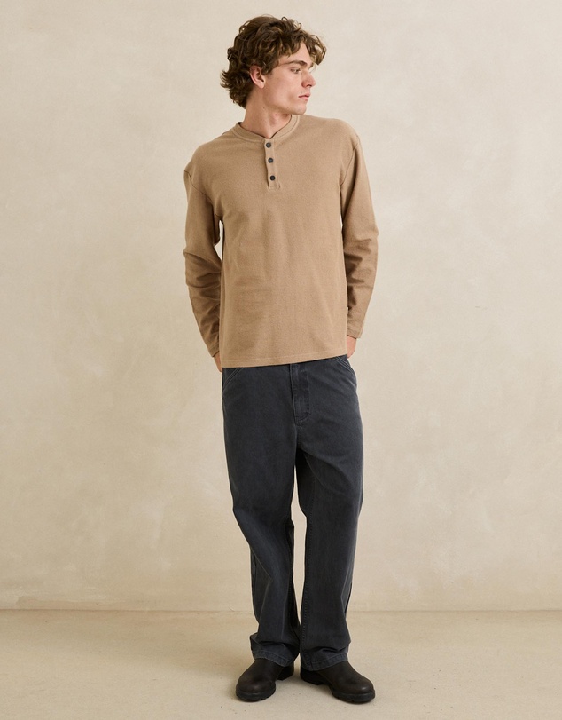 Rhythm - Vintage Terry LS Henley