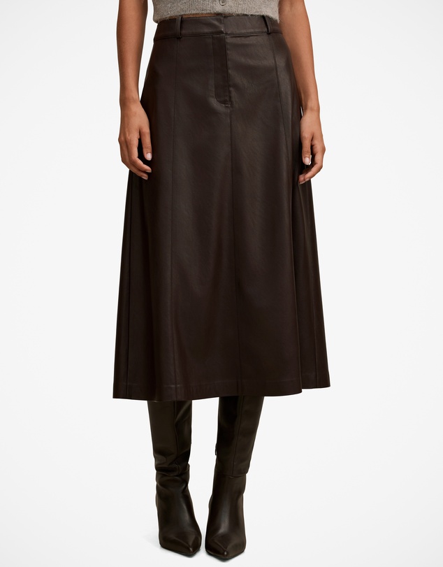 Forever New - Isla Vegan Leather Midi Skirt