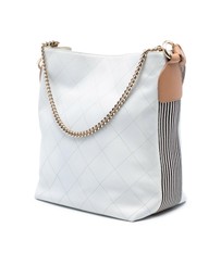 Pre-Loved by Azura Reborn - Pre-Loved Large Stitched Calfskin Button Up Hobo