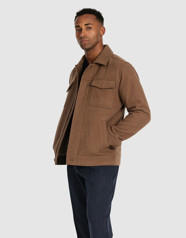 Tarocash - Lleyton Wool Zip Jacket