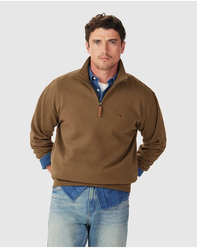 R.M.Williams - Mulyungarie 1/4 Zip Sweatshirt