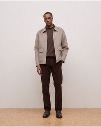 Trenery - Merino Classic Crew in Espresso