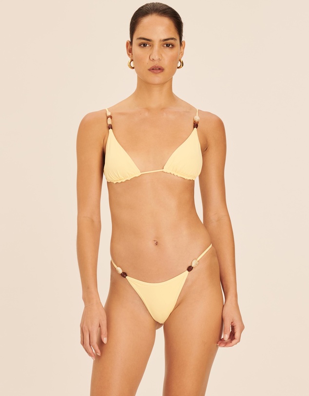AERE - Bead Detail Bikini Bottom