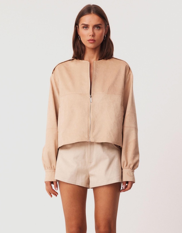 SNDYS - Bray Faux Suede Jacket