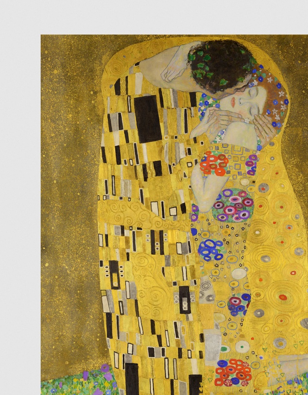 Inka Arthouse - The Kiss by Gustav Klimt Art Print