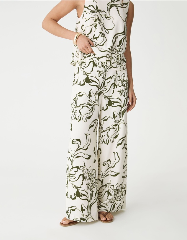 Forcast - Natalie Elastic Floral Pants