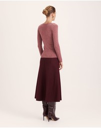SABA - Janet Merino Wool Scoop Neck Knit