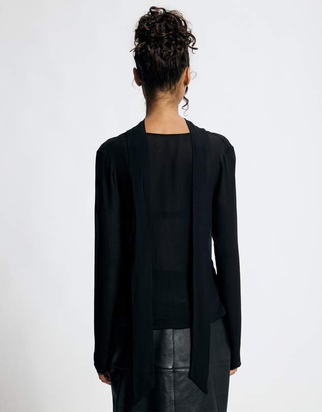 Lover - Morgana Cowl Scarf Neck Top
