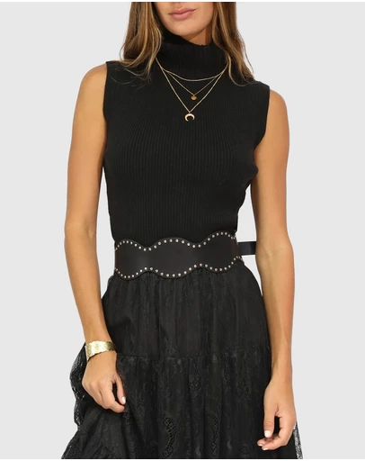 Belle & Bloom - No Other Love Studded Belt