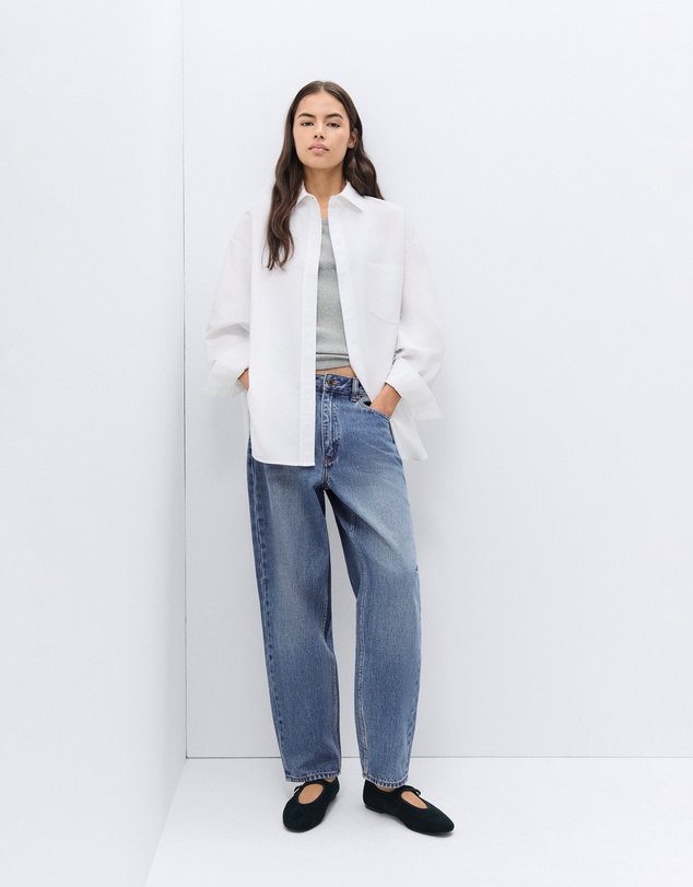 UNISON - Oversized Oxford Shirt