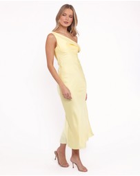 Petal & Pup - Mayfair Midi Dress - Butter Yellow