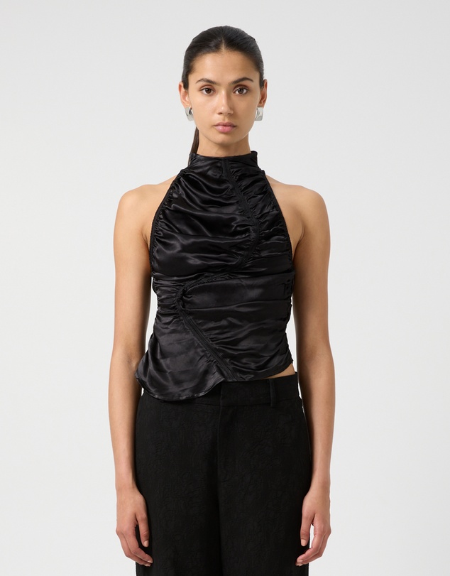Third Form - Elemental Ruched Top | Black