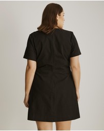 Atmos&Here Curvy - Ellie Cotton Twill Mini Dress