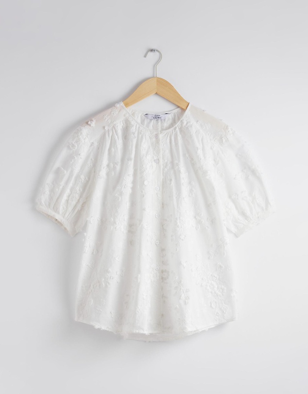 & Other Stories - Oversized Puff-Sleeve Blouse