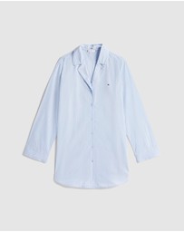Tommy Hilfiger - Pyjama Longsleeve Stripe Poplin Shirtdress
