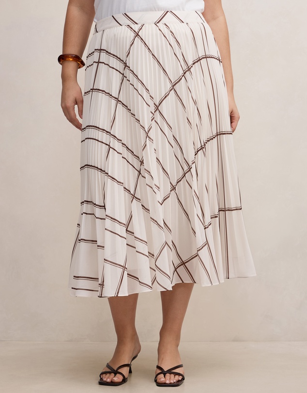 Forever New Curve - Aurora Curve Pleated Skirt