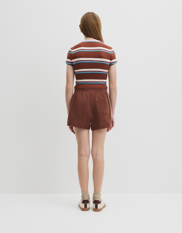 Country Road - Teen Australian Cotton Blend Short Sleeve Rib T-shirt