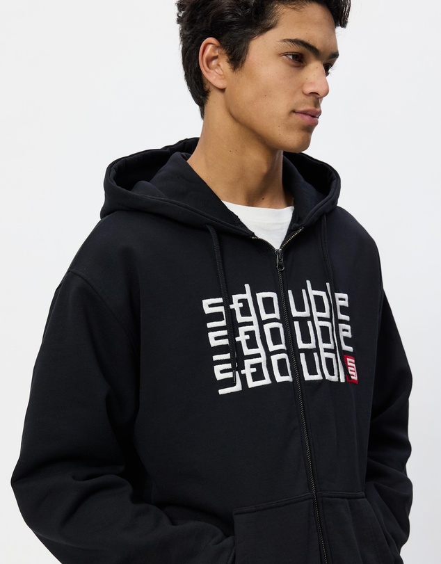 S Double - Triple Block Zip Hoodie