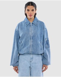 ENA PELLY - Harlow Denim Bomber