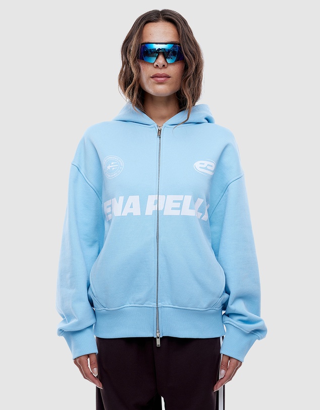 ENA PELLY - Multi Logo Zip Thru Hoodie