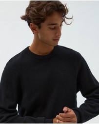 AERE - Premium Wool Crew Neck Knit Jumper