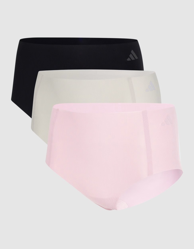 adidas Sportswear - 3 Pack Active Micro Flex Mid-Rise Brief Underwear