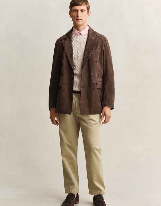 Gant - Cotton Cable Crew Neck