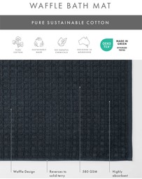 Aura Home - Waffle Bath Mat