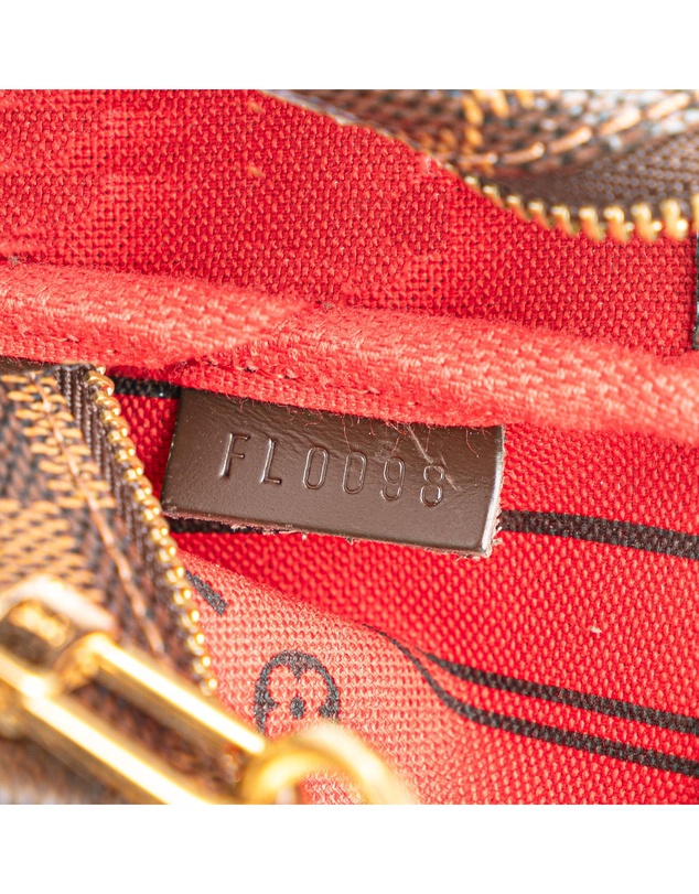 Pre-Loved by Azura Reborn - Pre-Loved louis vuitton Compact Accessory with Checkered Pattern and Embellished Patch
