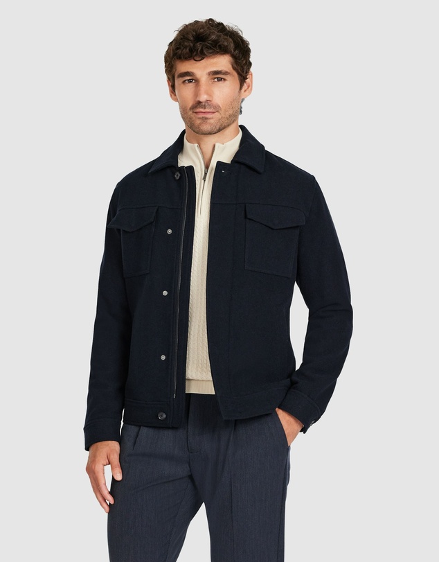 Tarocash - Lleyton Wool Zip Jacket