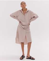 Cloth & Co. - The Shirt Dress | Mushroom