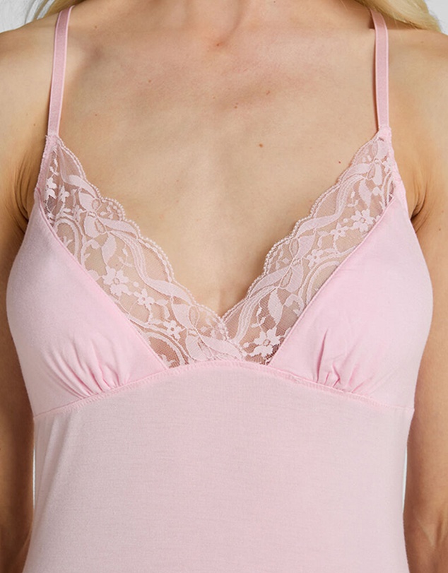 Hunkemoller - Jersey Lace Bow Slipdress