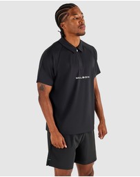 Malbon - Performance Zip Raglan Polo