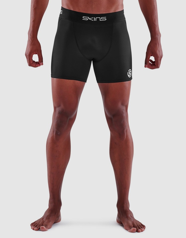 SKINS - SKINS Compression Men's Series-1 Running/Football/Gym Short Black