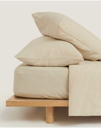 Carlotta + Gee - 100% Linen European Pillowcase Set