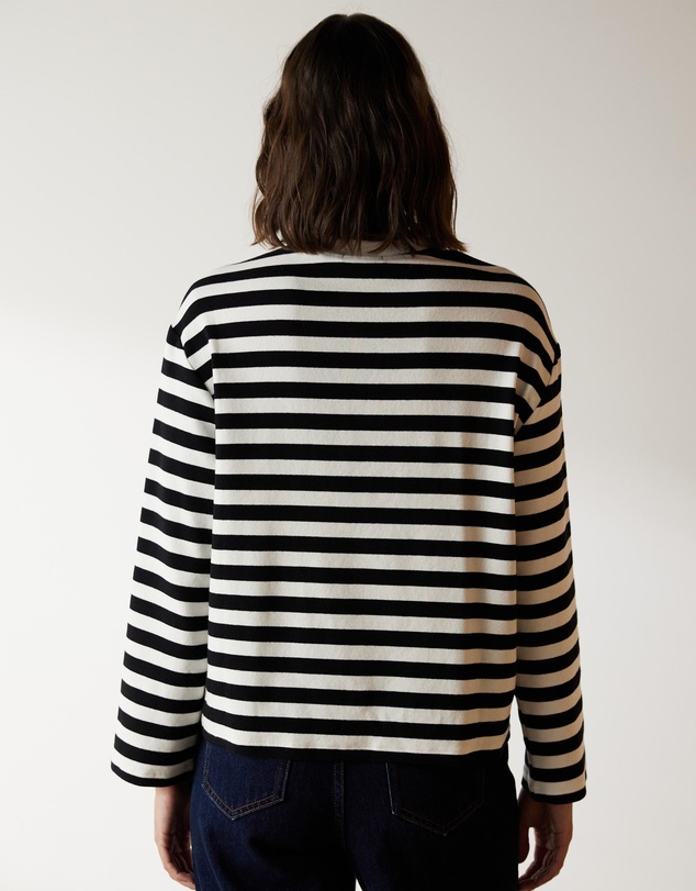 Atmos&Here - Oversized Stripe Top