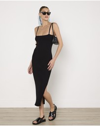 Cirkular - Pre-Loved - Anna Quan Ribbed Knit Pencil Dress