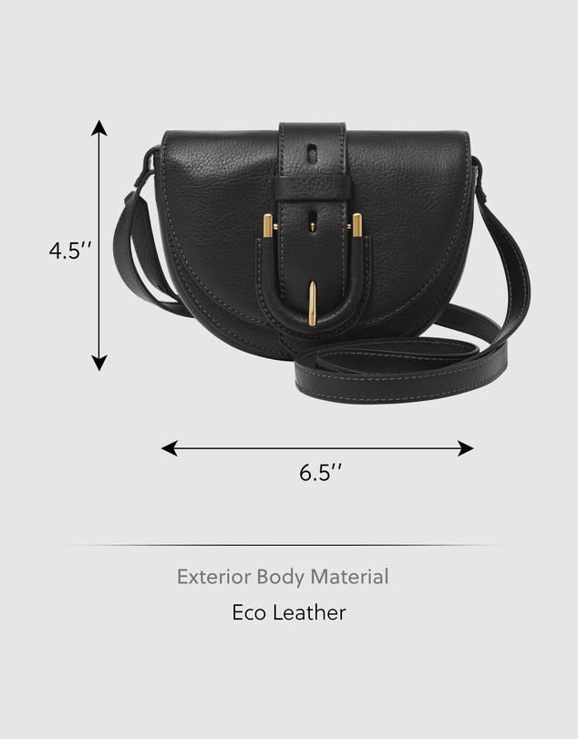 Fossil - Harwell Black Crossbody Bag