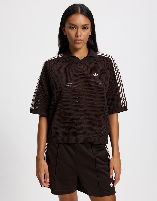 adidas Originals - Knitted Crochet Polo