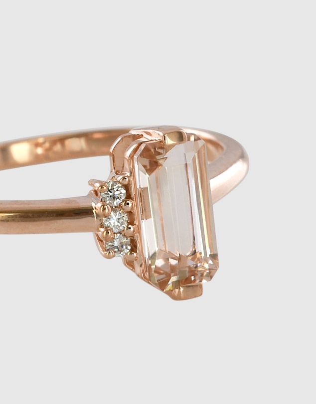 Von Treskow - 9ct Gold 5th Ave Morganite Ring