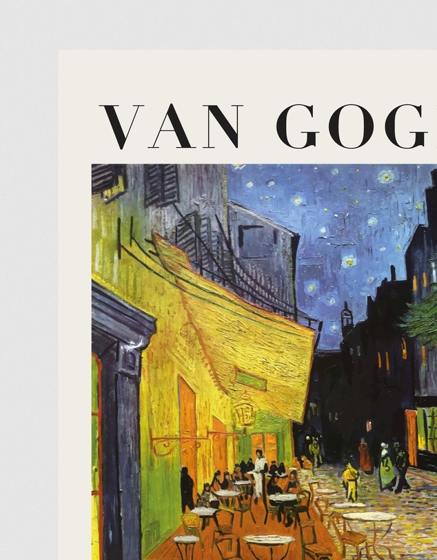Inka Arthouse - Cafe Terrace by Van Gogh Art Print
